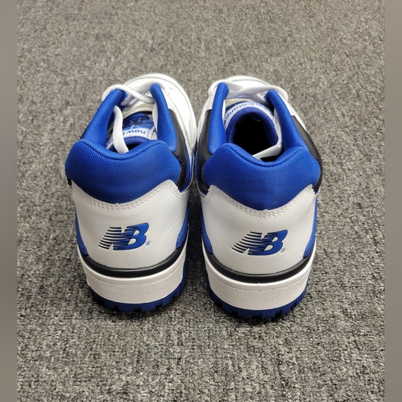 New Balance 550 White Team Royal Blue Black Sneakers BB550SN1 Mens Size 10.5 - Picture 4 of 5